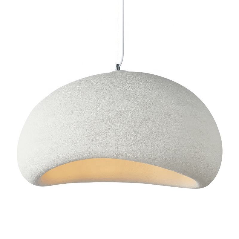 Japanese Style Wabi Sabi Chandelier Ceiling Lamp Hanging Lamps Resin Pendant Light Nordic Design Resin Living Room Restaurant by Zhongsan | Souqify