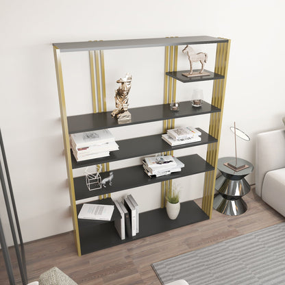 Jeni Kitaplk Gri -Gold Demir by DECOROTIKA | Souqify