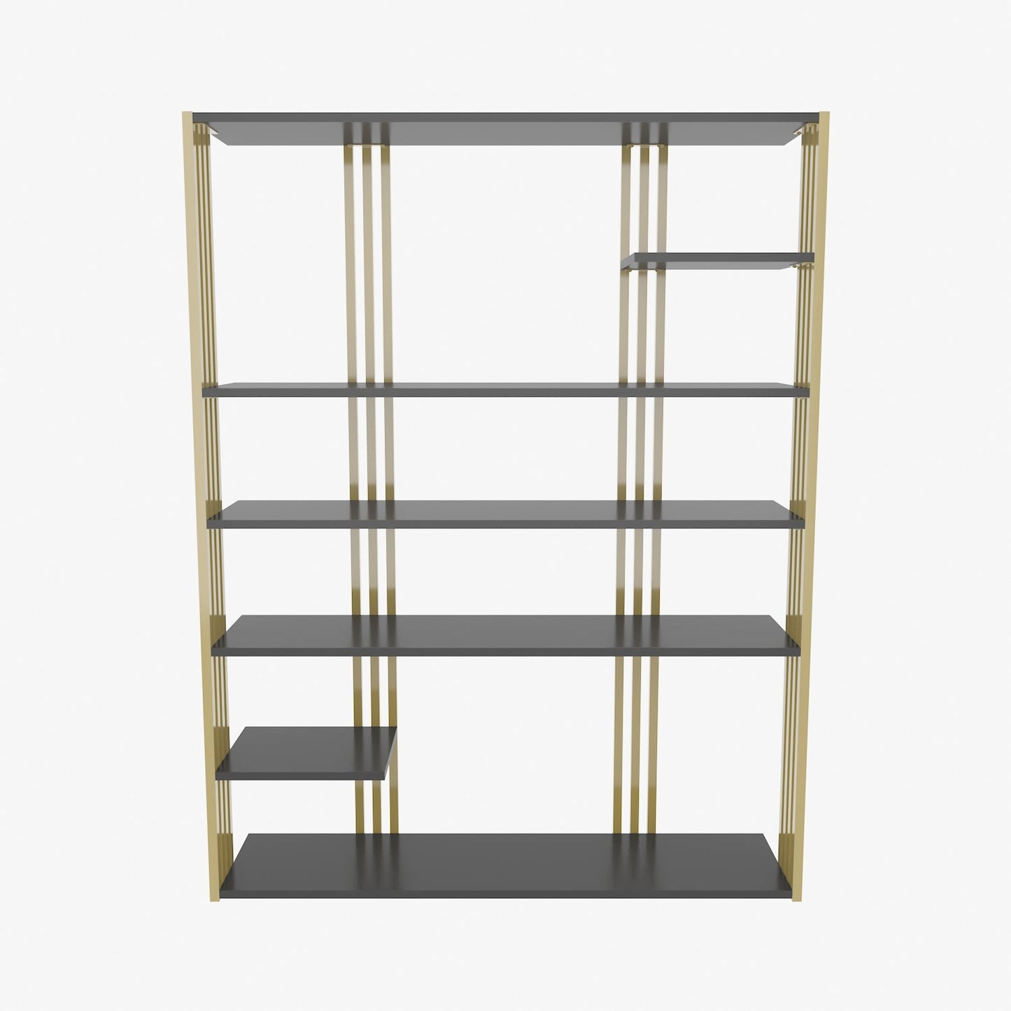 Jeni Kitaplk Gri -Gold Demir by DECOROTIKA | Souqify