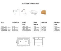 K002 MAY SERIES DOUBLE BOWLS KITCHEN SINK by Maykromluks | Souqify