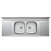 K006 MAY SERIES DOUBLE BOWLS KITCHEN SINK by Maykromluks | Souqify