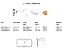 K007 MAY SERIES SINGLE BOWL KITCHEN SINK by Maykromluks | Souqify