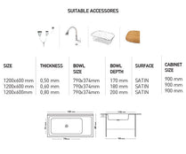 K009 MAY SERIES SINGLE BOWL KITCHEN SINK by Maykromluks | Souqify