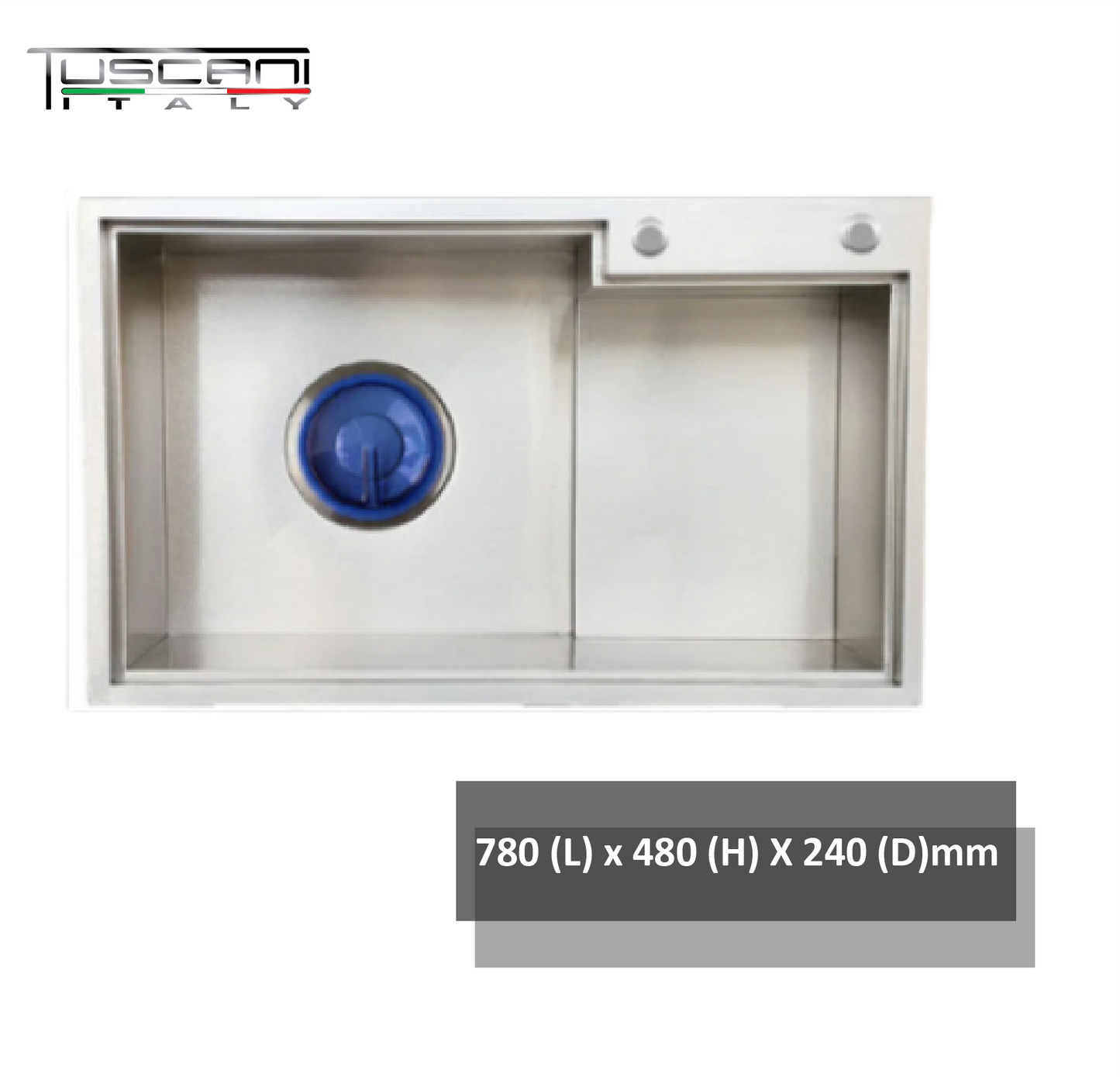 K7848NS | K7848NB - Under-Mount Use Kitchen Sink by TUSCANI | Souqify