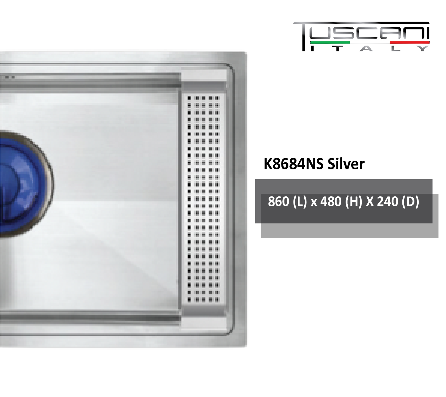 K8648NS Set - Top & Under-Mount Use Kitchen Sink by TUSCANI | Souqify