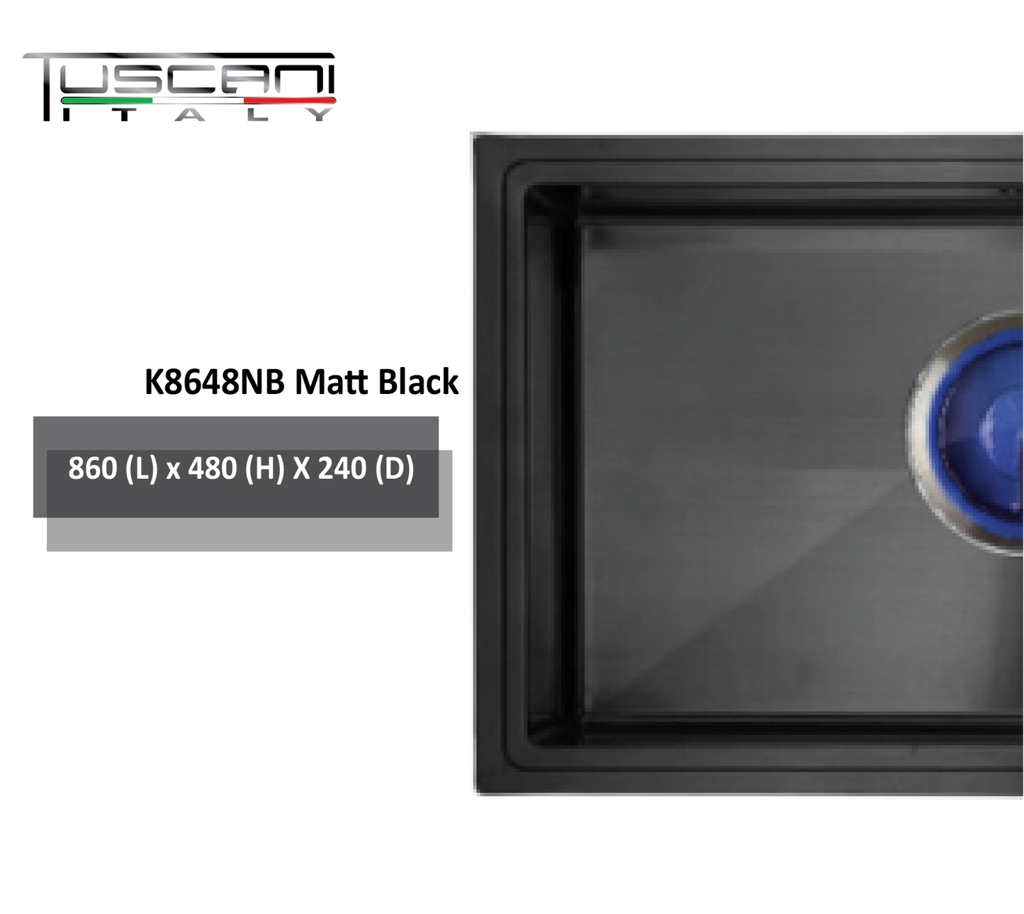 K8648NS Set - Top & Under-Mount Use Kitchen Sink by TUSCANI | Souqify