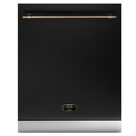 KIT FOR DISHWASHER DOOR DOLCEVITA MATT BLACK by LOFRA | Souqify