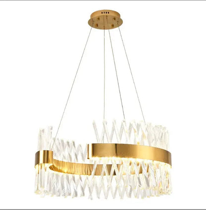 Kitchen lustre living room fixture hotel home indoor decoration crystal modern luxury led pendant light chandelier by Zhongsan | Souqify