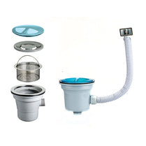 KP006 DRAIN KIT SIPHON WITH OVERFLOW (RECTANGULAR) by Maykromluks | Souqify