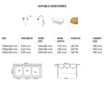 KS001 MAY-S SERIES SINGLE BOWL KITCHEN SINK by Maykromluks | Souqify