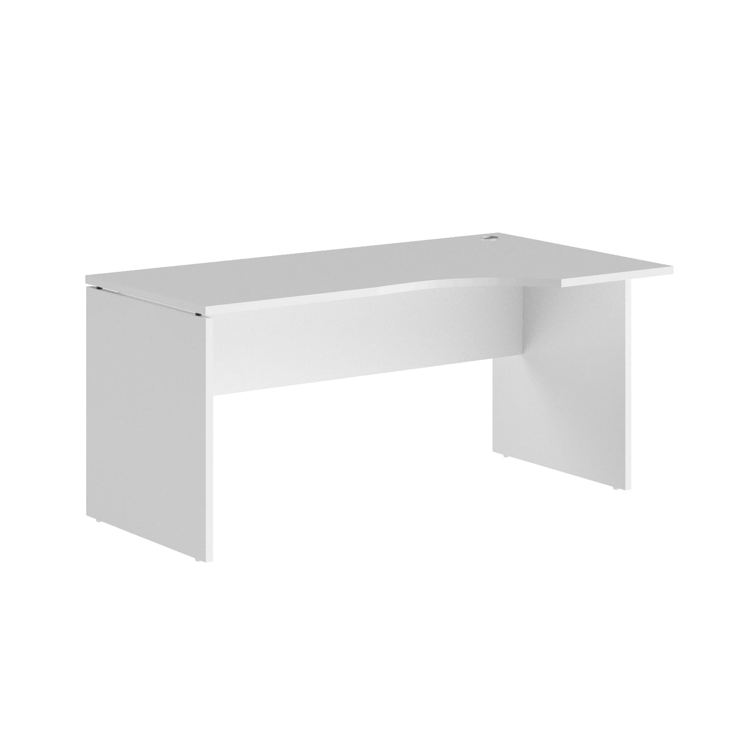 L SHAPE CLUSTER OF 01 WORKSTATION, MADE IN E1 LAMINATE CHIPBOPARD, WITH WOODEN MODESTY PANEL AND LEGS by Treejar | Souqify