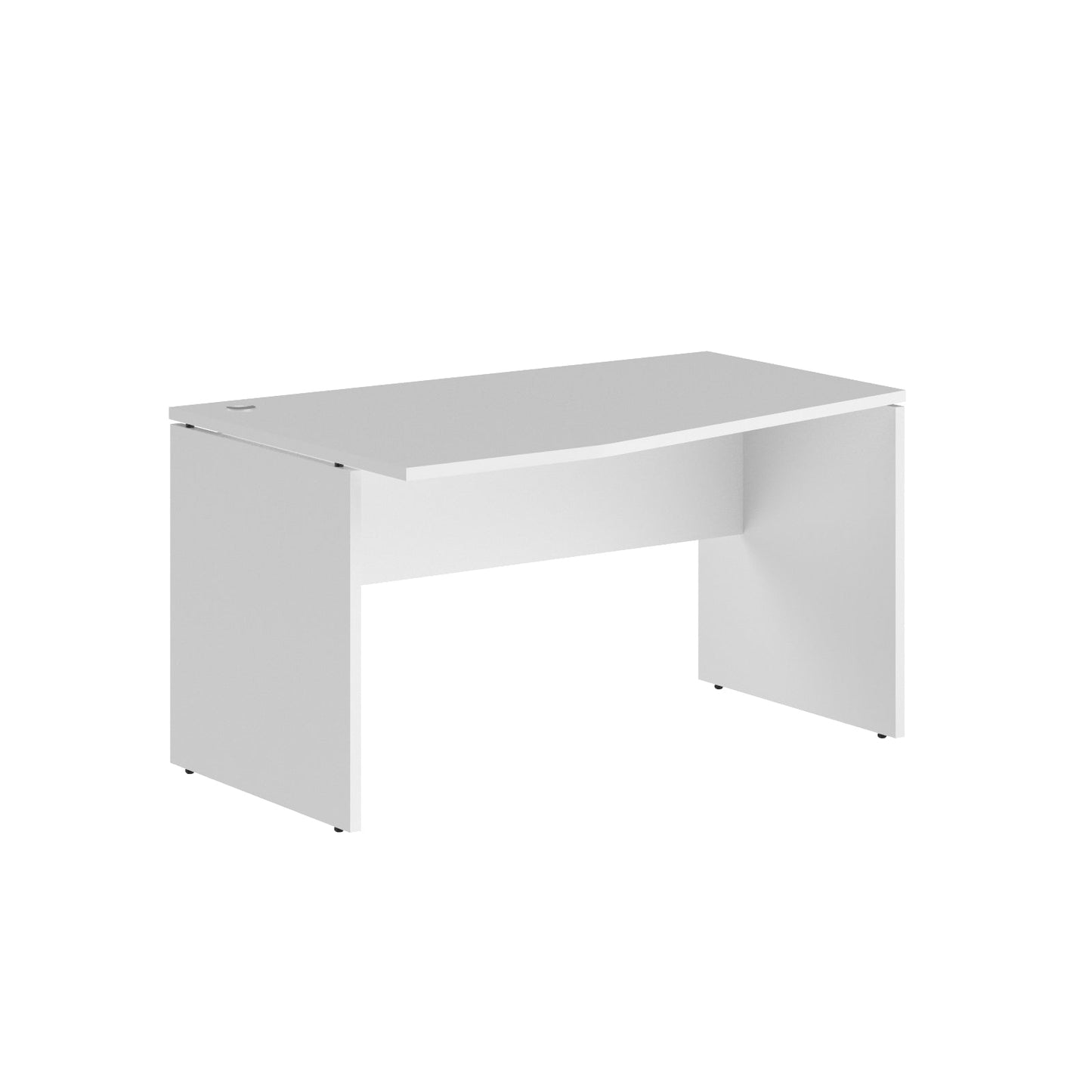 L SHAPE CLUSTER OF 01 WORKSTATION, MADE IN E1 LAMINATE CHIPBOPARD, WITH WOODEN MODESTY PANEL AND LEGS by Treejar | Souqify