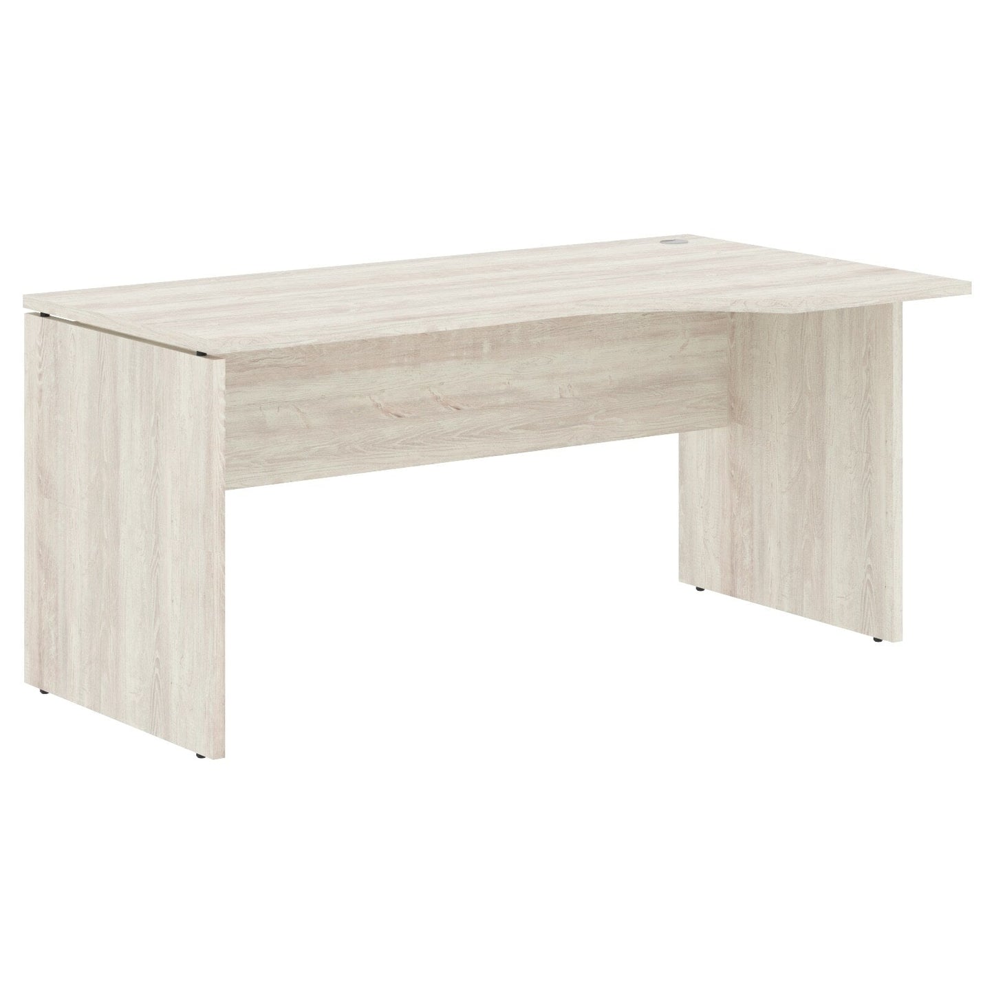 L SHAPE CLUSTER OF 01 WORKSTATION, MADE IN E1 LAMINATE CHIPBOPARD, WITH WOODEN MODESTY PANEL AND LEGS by Treejar | Souqify
