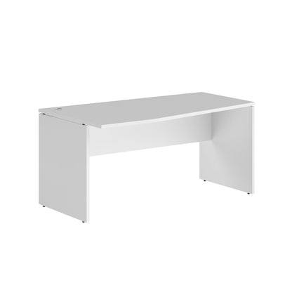 L SHAPE CLUSTER OF 01 WORKSTATION, MADE IN E1 LAMINATE CHIPBOPARD, WITH WOODEN MODESTY PANEL AND LEGS by Treejar | Souqify
