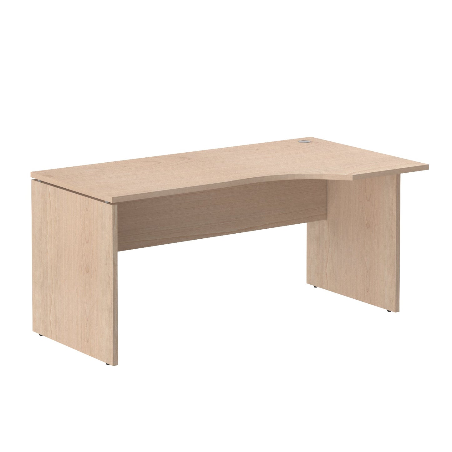 L SHAPE CLUSTER OF 01 WORKSTATION, MADE IN E1 LAMINATE CHIPBOPARD, WITH WOODEN MODESTY PANEL AND LEGS by Treejar | Souqify