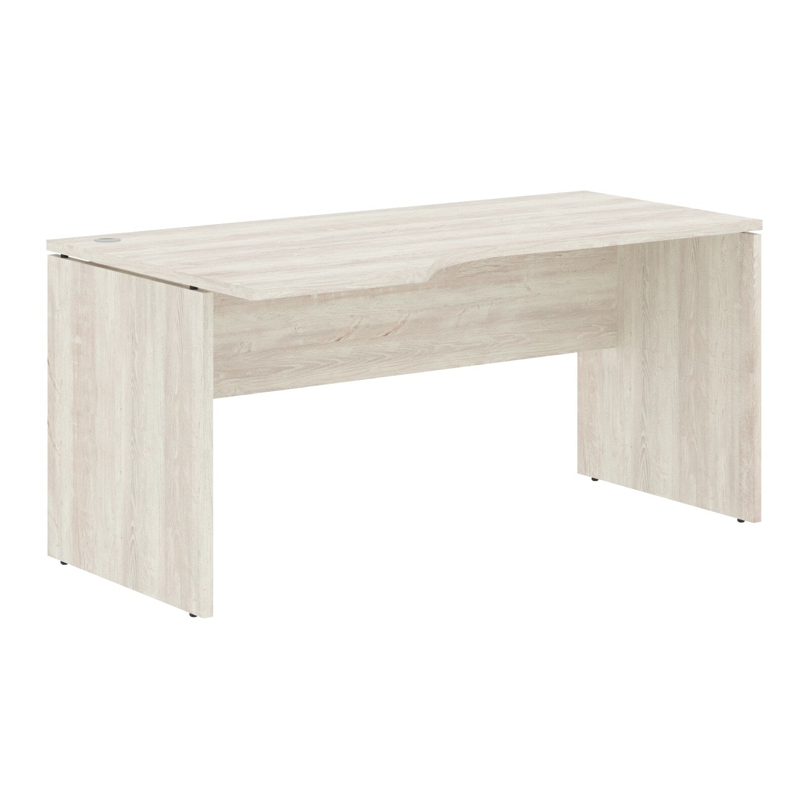 L SHAPE CLUSTER OF 01 WORKSTATION, MADE IN E1 LAMINATE CHIPBOPARD, WITH WOODEN MODESTY PANEL AND LEGS by Treejar | Souqify