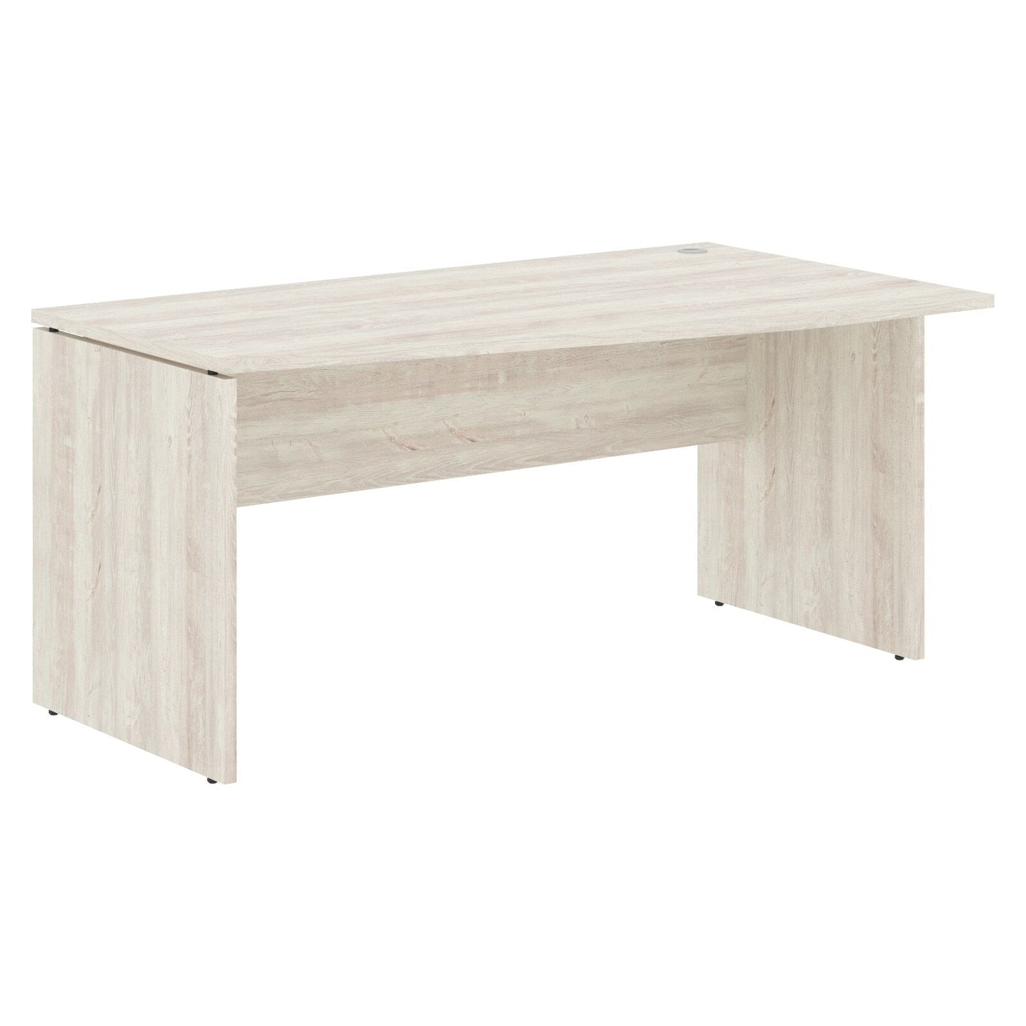 L SHAPE CLUSTER OF 01 WORKSTATION, MADE IN E1 LAMINATE CHIPBOPARD, WITH WOODEN MODESTY PANEL AND LEGS by Treejar | Souqify