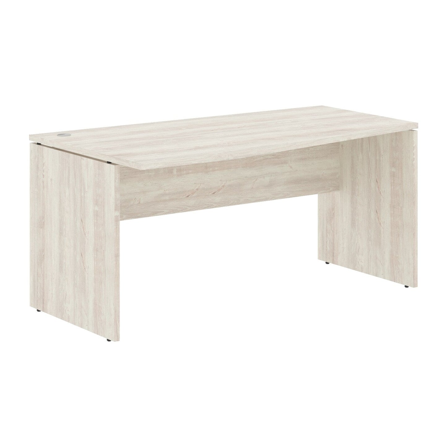 L SHAPE CLUSTER OF 01 WORKSTATION, MADE IN E1 LAMINATE CHIPBOPARD, WITH WOODEN MODESTY PANEL AND LEGS by Treejar | Souqify