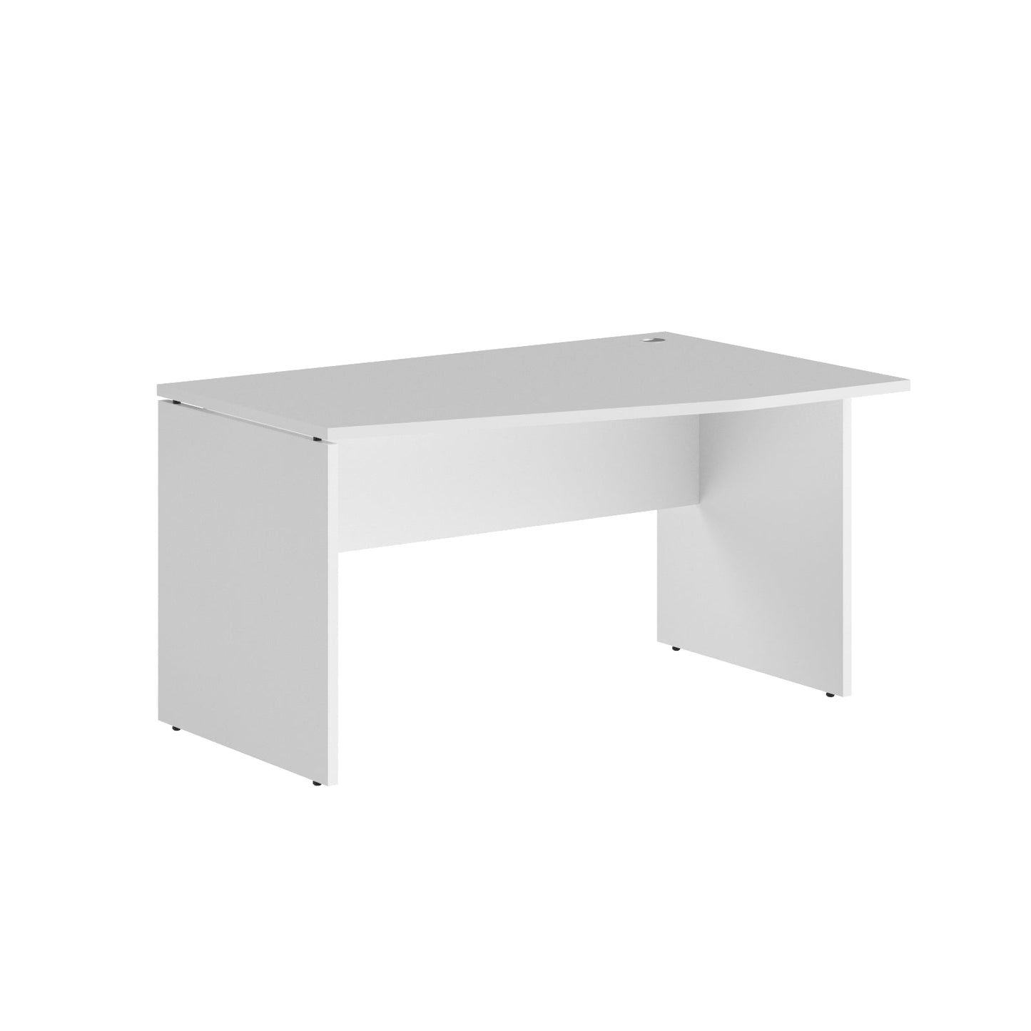L SHAPE CLUSTER OF 01 WORKSTATION, MADE IN E1 LAMINATE CHIPBOPARD, WITH WOODEN MODESTY PANEL AND LEGS by Treejar | Souqify