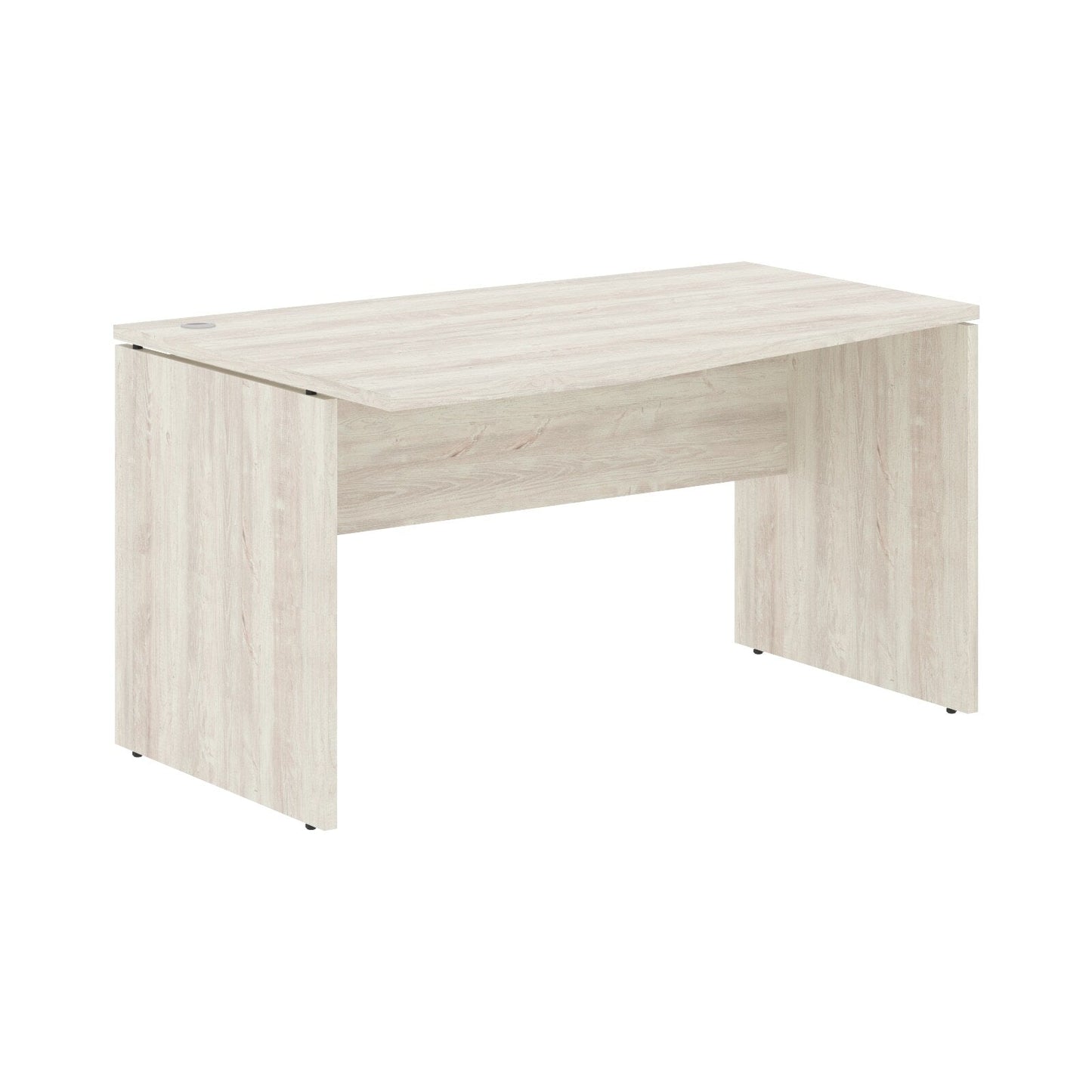 L SHAPE CLUSTER OF 01 WORKSTATION, MADE IN E1 LAMINATE CHIPBOPARD, WITH WOODEN MODESTY PANEL AND LEGS by Treejar | Souqify