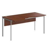 L SHAPE DESK MADE IN 25MM MFC TOP, E1 LAMINATE CHIPBOARD 40X20MM METAL FRAMES by Treejar | Souqify