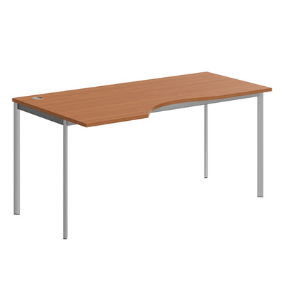L SHAPE DESK MADE IN 25MM MFC TOP, E1 LAMINATE CHIPBOARD 40X20MM METAL FRAMES by Treejar | Souqify