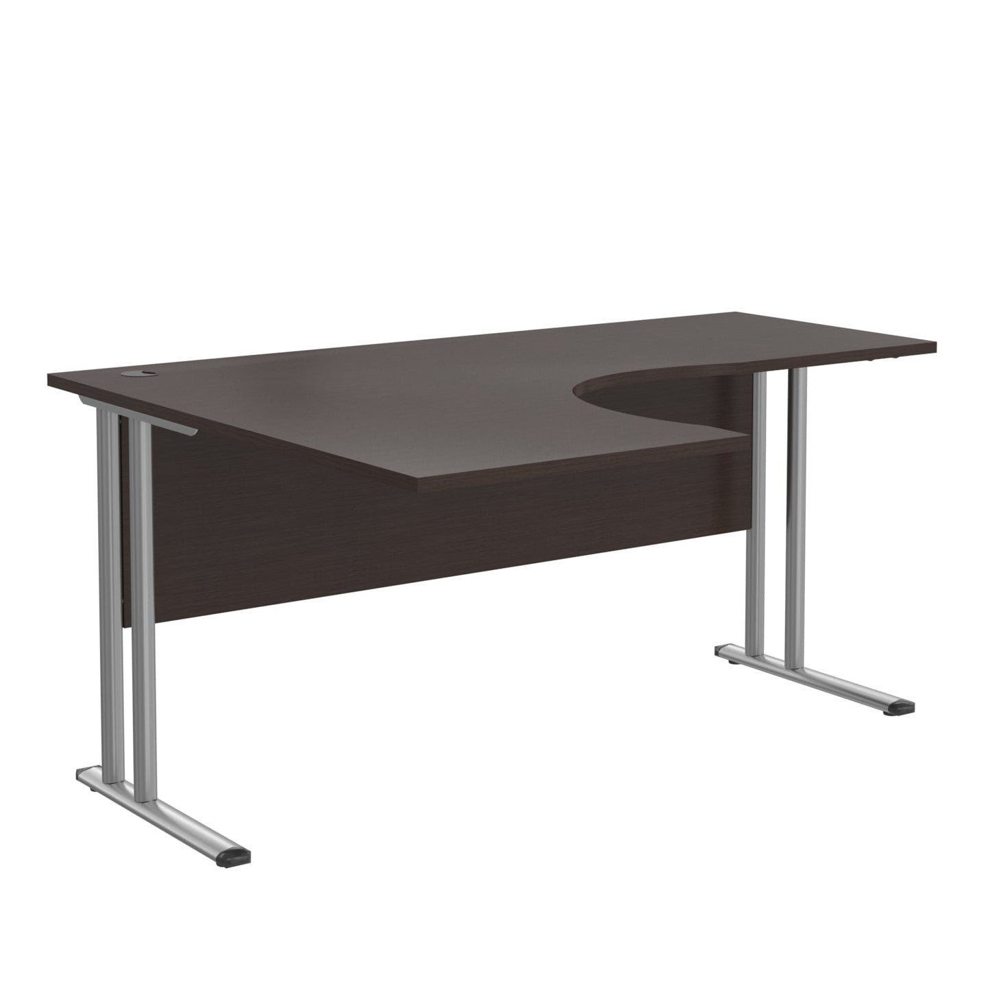 L SHAPE DESK MADE IN 25MM MFC TOP, E1 LAMINATE CHIPBOARD 40X20MM METAL FRAMES by Treejar | Souqify