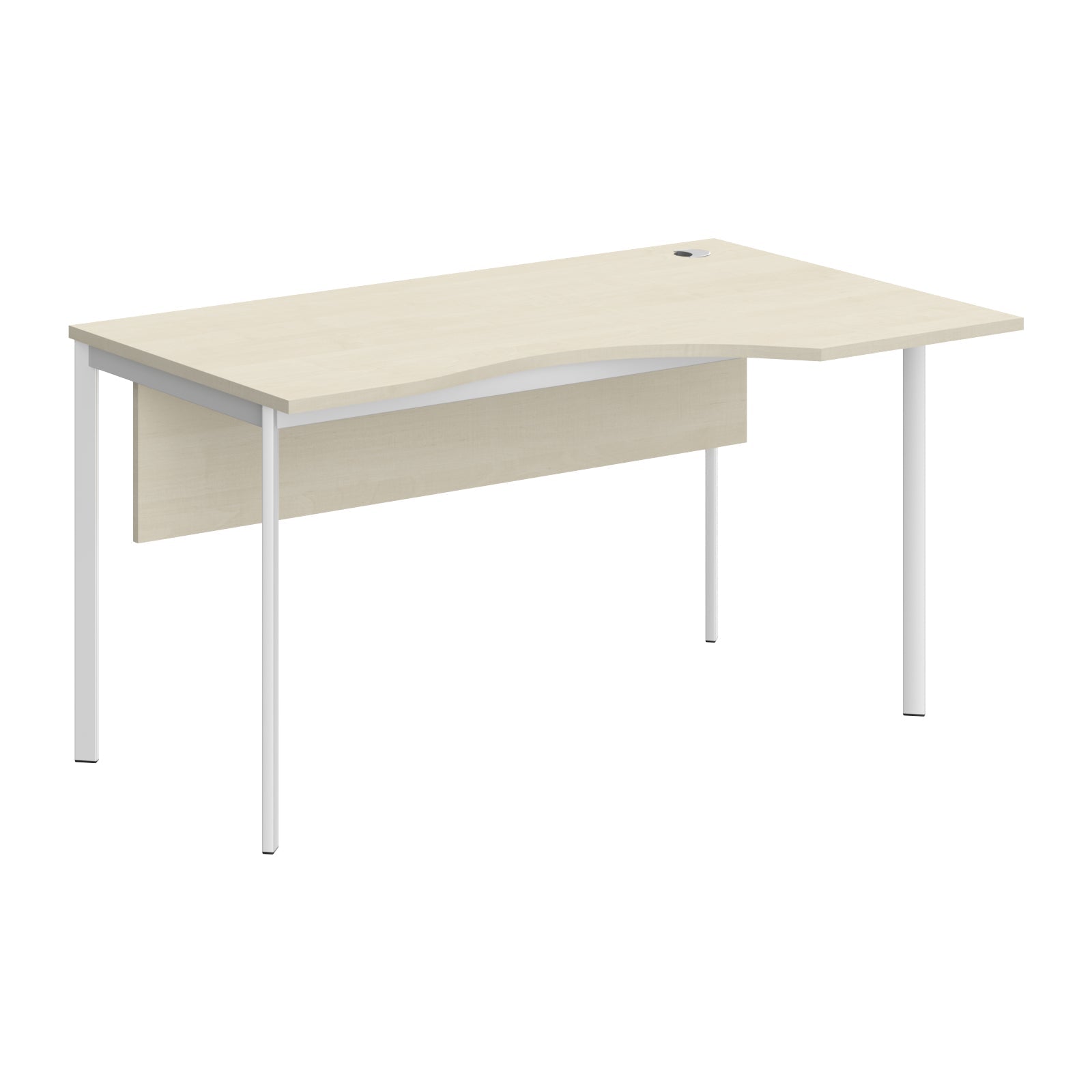 L SHAPE DESK MADE IN 25MM MFC TOP, E1 LAMINATE CHIPBOARD 40X20MM METAL FRAMES by Treejar | Souqify