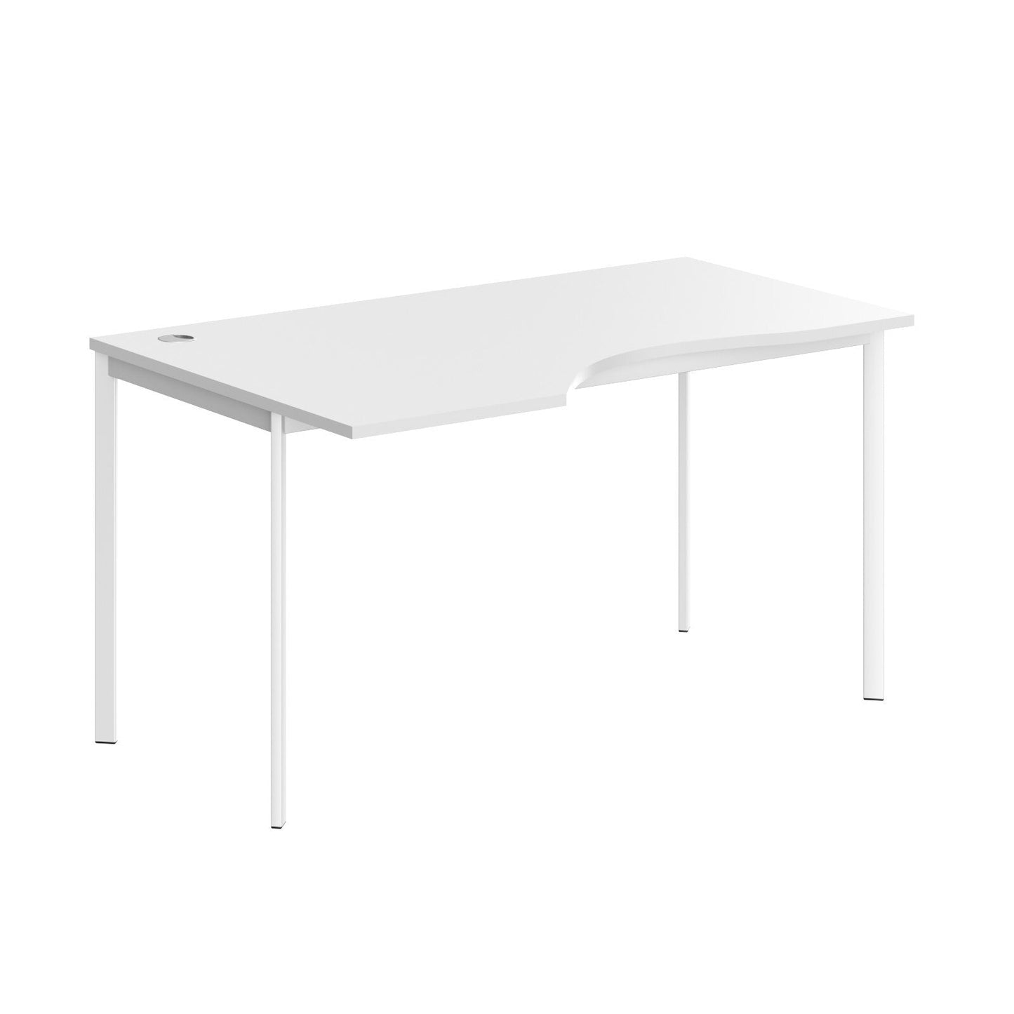 L SHAPE DESK MADE IN 25MM MFC TOP, E1 LAMINATE CHIPBOARD 40X20MM METAL FRAMES by Treejar | Souqify