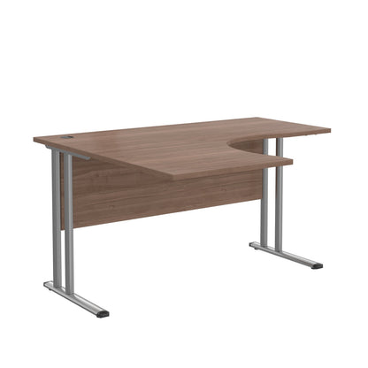 L SHAPE DESK MADE IN 25MM MFC TOP, E1 LAMINATE CHIPBOARD 40X20MM METAL FRAMES by Treejar | Souqify