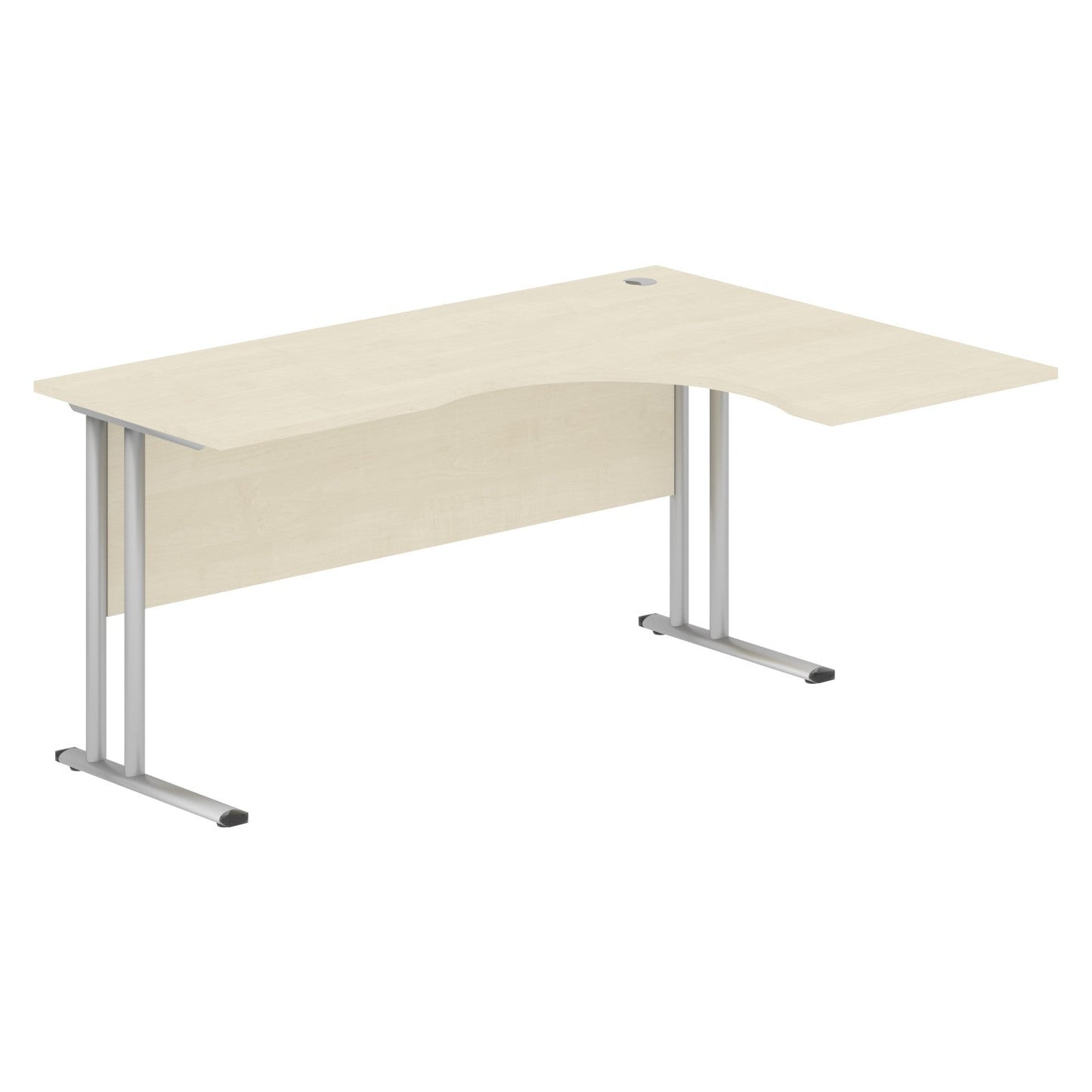 L SHAPE DESK MADE IN 25MM MFC TOP, E1 LAMINATE CHIPBOARD 40X20MM METAL FRAMES by Treejar | Souqify