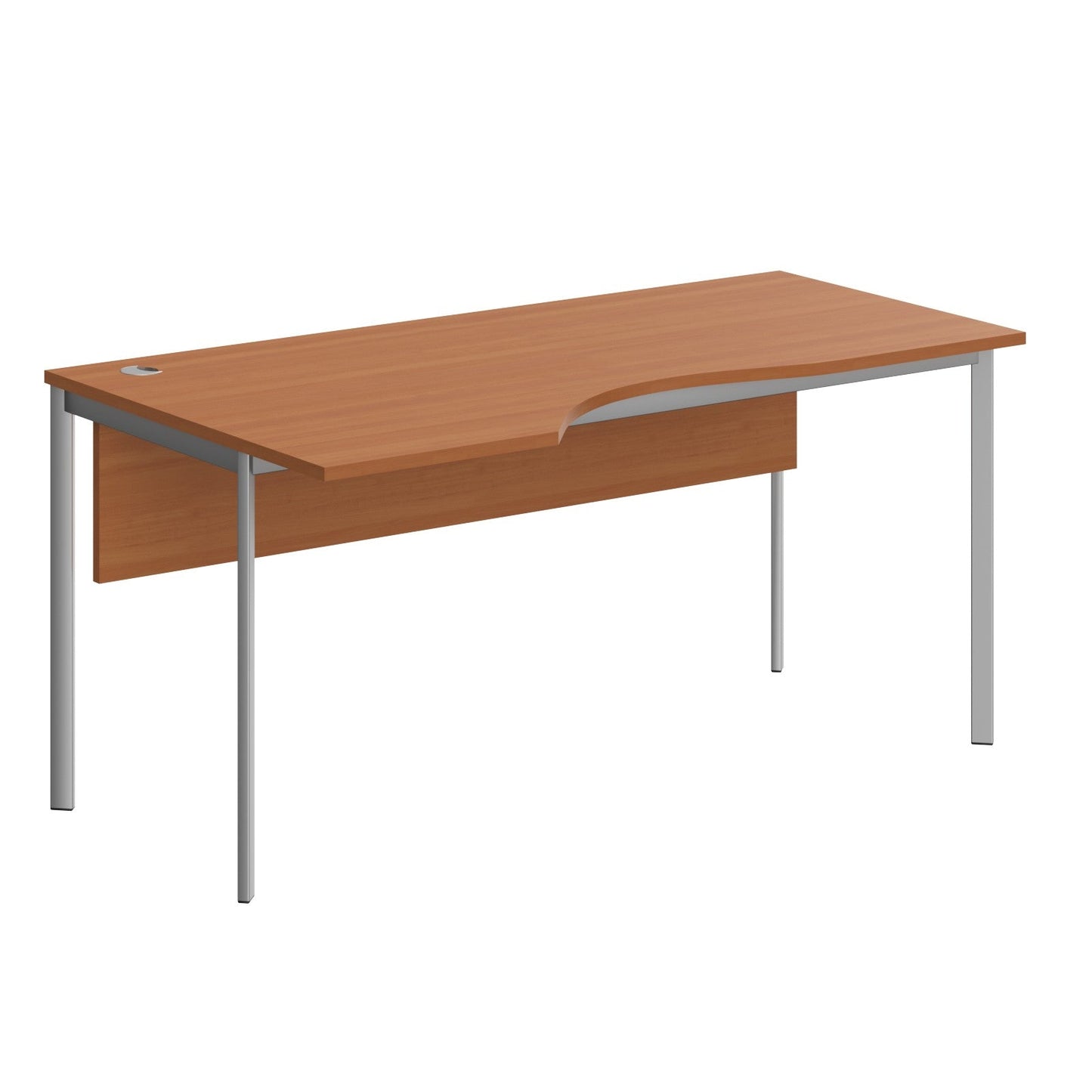 L SHAPE DESK MADE IN 25MM MFC TOP, E1 LAMINATE CHIPBOARD 40X20MM METAL FRAMES by Treejar | Souqify