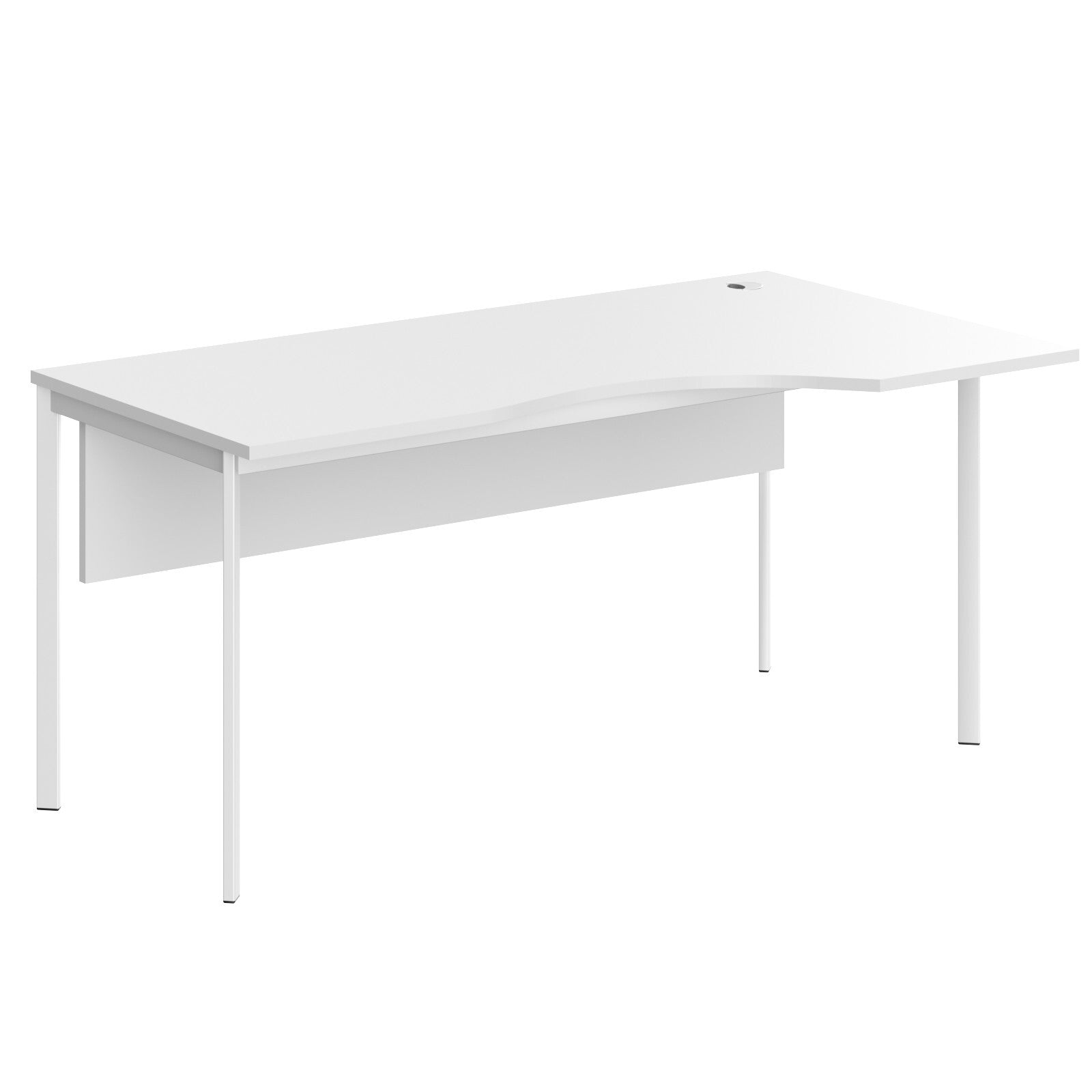 L SHAPE DESK MADE IN 25MM MFC TOP, E1 LAMINATE CHIPBOARD 40X20MM METAL FRAMES by Treejar | Souqify