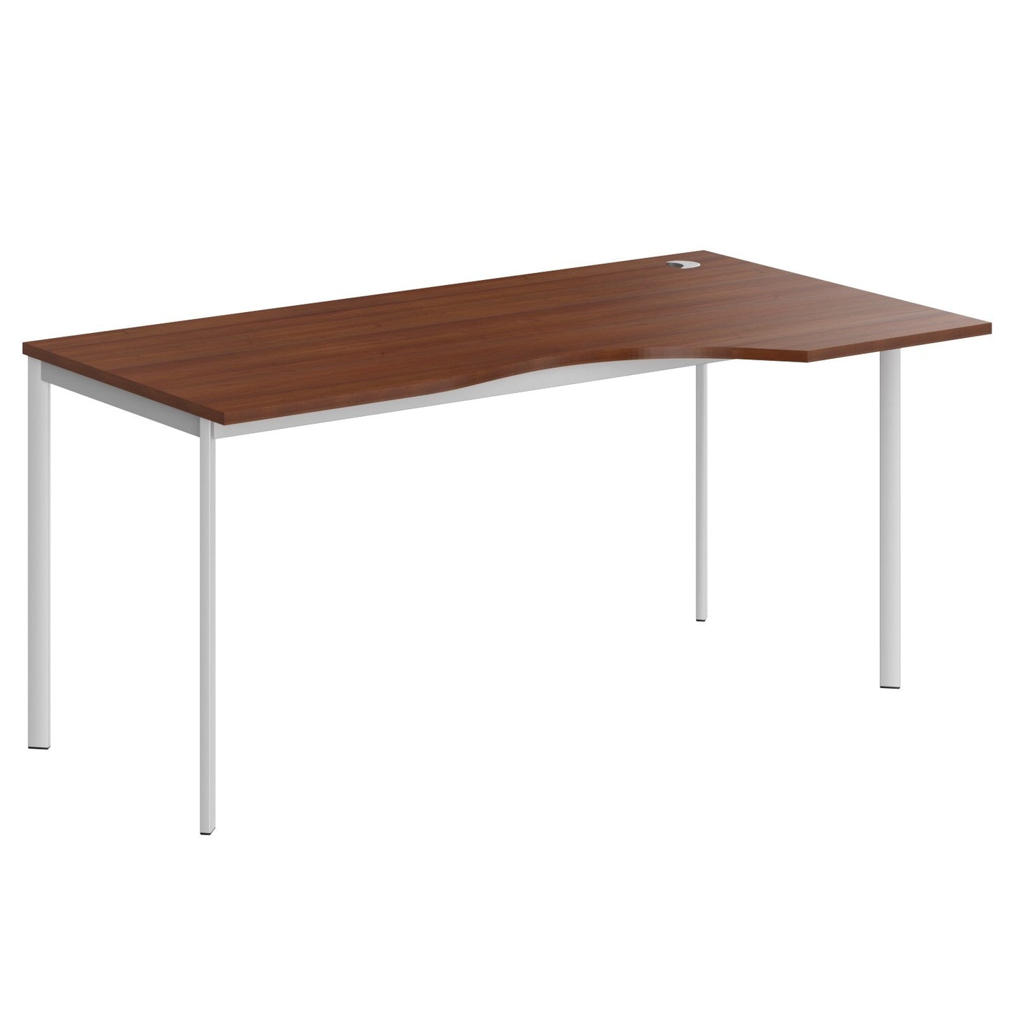 L SHAPE DESK MADE IN 25MM MFC TOP, E1 LAMINATE CHIPBOARD 40X20MM METAL FRAMES by Treejar | Souqify
