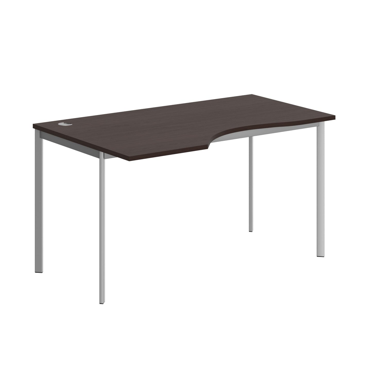 L SHAPE DESK MADE IN 25MM MFC TOP, E1 LAMINATE CHIPBOARD 40X20MM METAL FRAMES by Treejar | Souqify
