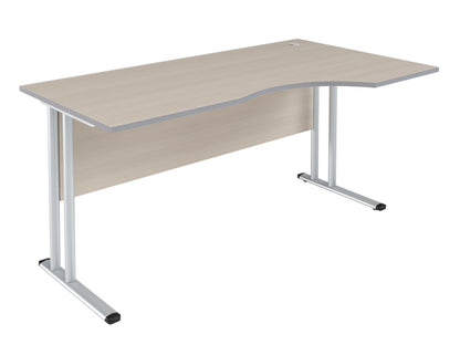 L SHAPE DESK MADE IN 25MM MFC TOP, E1 LAMINATE CHIPBOARD 40X20MM METAL FRAMES by Treejar | Souqify
