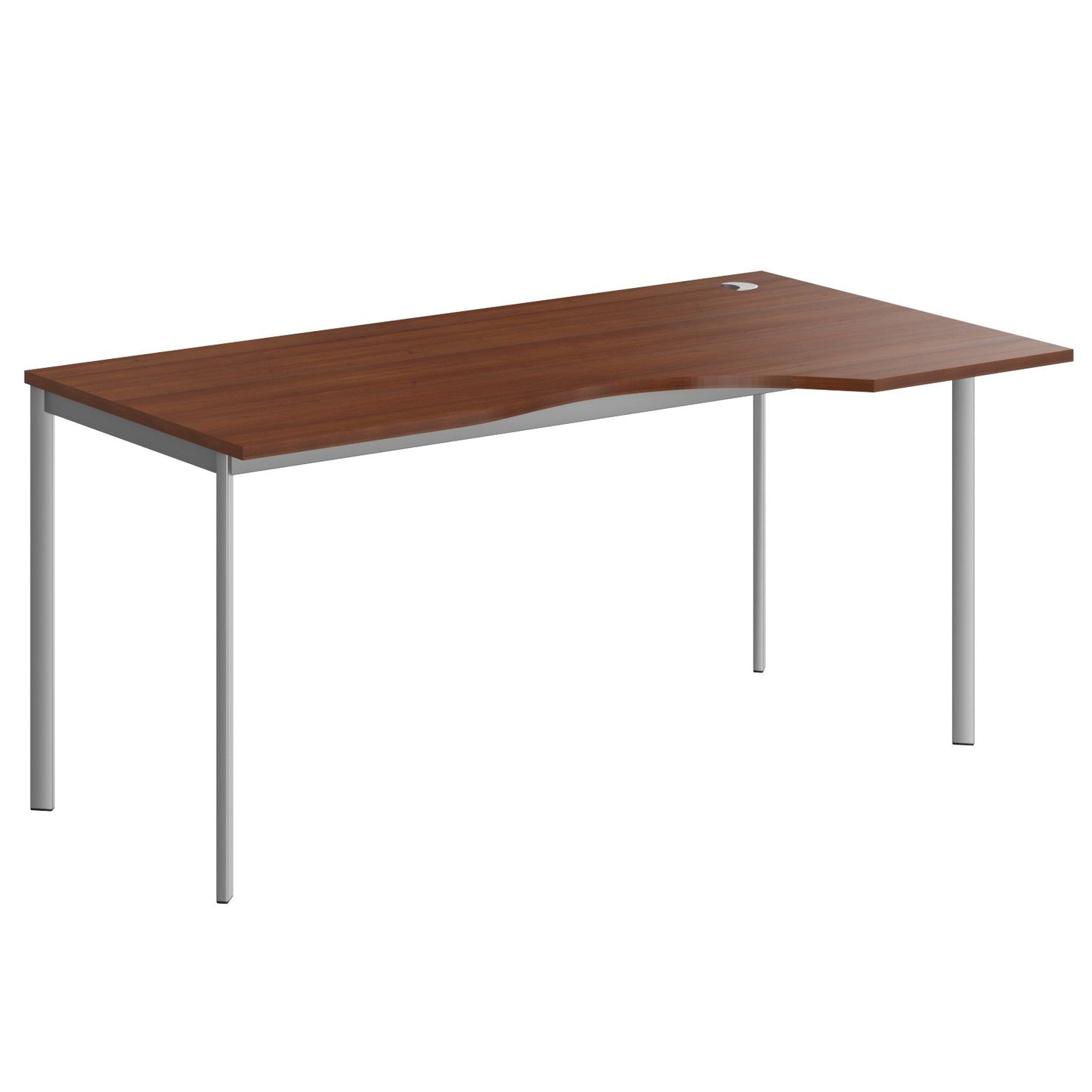L SHAPE DESK MADE IN 25MM MFC TOP, E1 LAMINATE CHIPBOARD 40X20MM METAL FRAMES by Treejar | Souqify