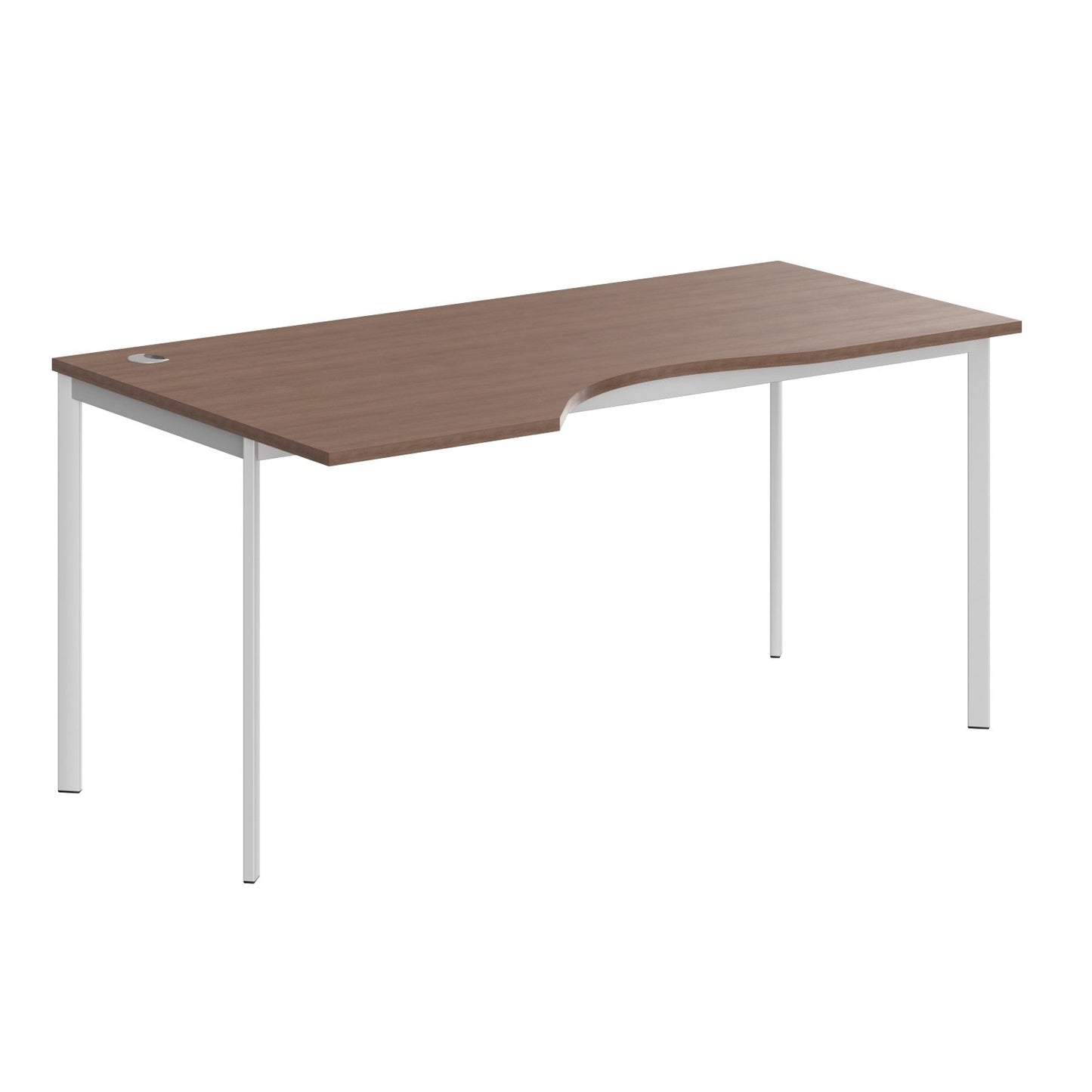 L SHAPE DESK MADE IN 25MM MFC TOP, E1 LAMINATE CHIPBOARD 40X20MM METAL FRAMES by Treejar | Souqify