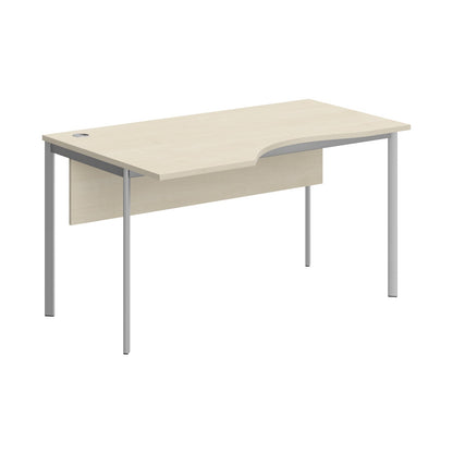 L SHAPE DESK MADE IN 25MM MFC TOP, E1 LAMINATE CHIPBOARD 40X20MM METAL FRAMES by Treejar | Souqify