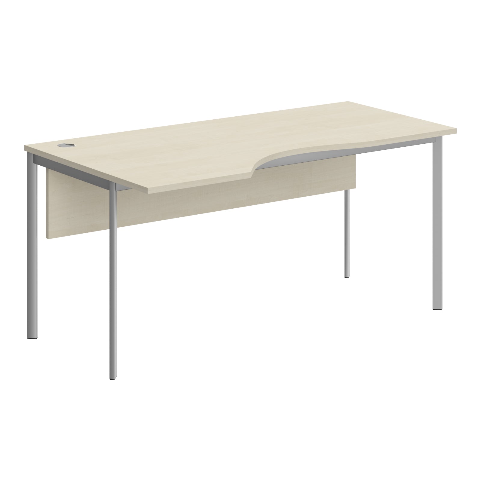 L SHAPE DESK MADE IN 25MM MFC TOP, E1 LAMINATE CHIPBOARD 40X20MM METAL FRAMES by Treejar | Souqify