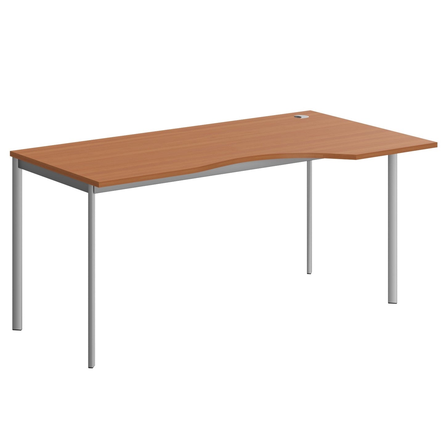 L SHAPE DESK MADE IN 25MM MFC TOP, E1 LAMINATE CHIPBOARD 40X20MM METAL FRAMES by Treejar | Souqify
