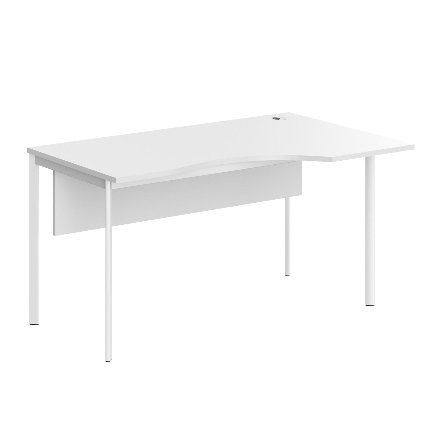 L SHAPE DESK MADE IN 25MM MFC TOP, E1 LAMINATE CHIPBOARD 40X20MM METAL FRAMES by Treejar | Souqify