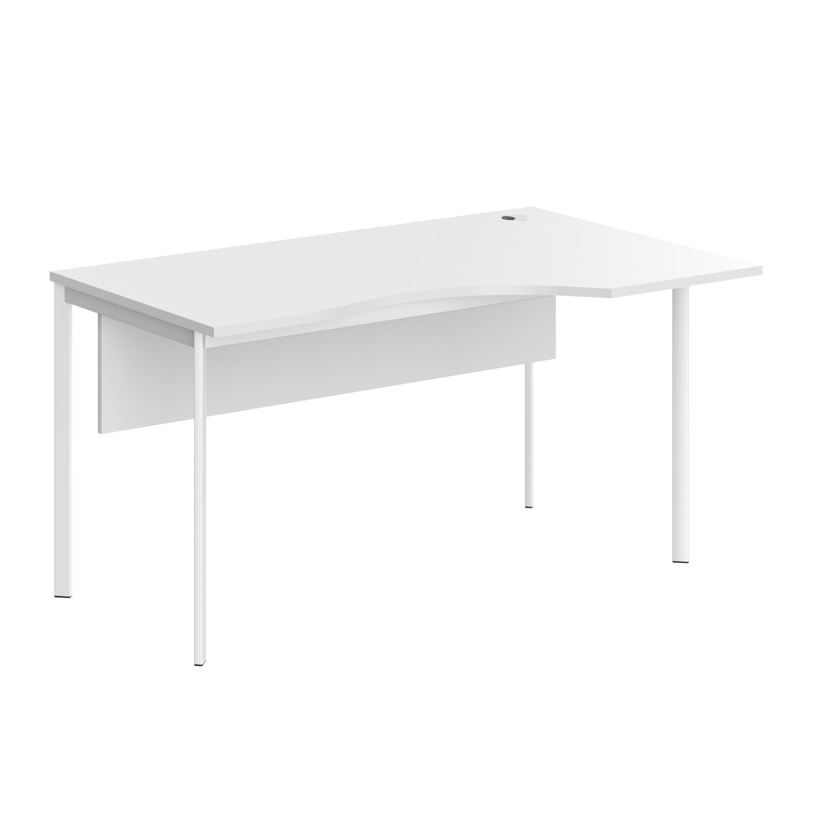 L SHAPE DESK MADE IN 25MM MFC TOP, E1 LAMINATE CHIPBOARD 40X20MM METAL FRAMES by Treejar | Souqify