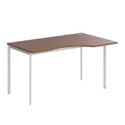 L SHAPE DESK MADE IN 25MM MFC TOP, E1 LAMINATE CHIPBOARD 40X20MM METAL FRAMES by Treejar | Souqify