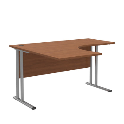 L SHAPE DESK MADE IN 25MM MFC TOP, E1 LAMINATE CHIPBOARD 40X20MM METAL FRAMES by Treejar | Souqify