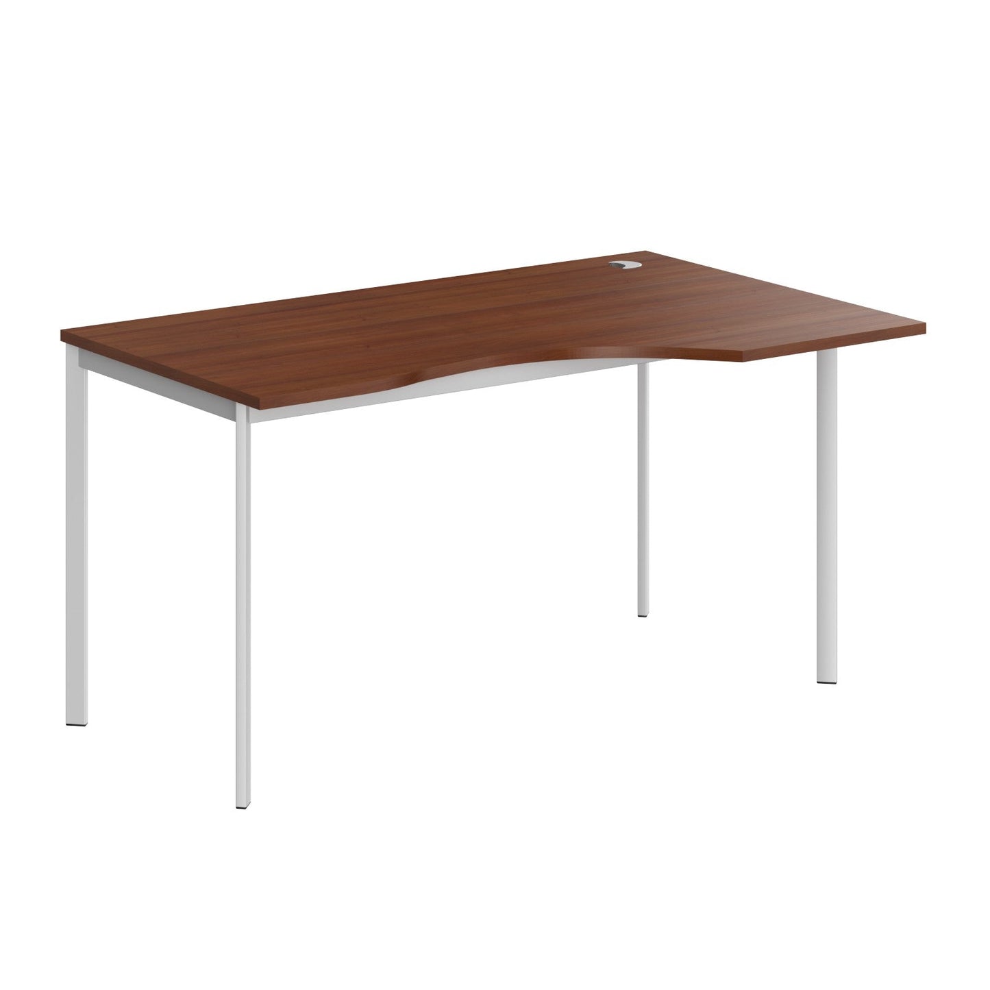 L SHAPE DESK MADE IN 25MM MFC TOP, E1 LAMINATE CHIPBOARD 40X20MM METAL FRAMES by Treejar | Souqify