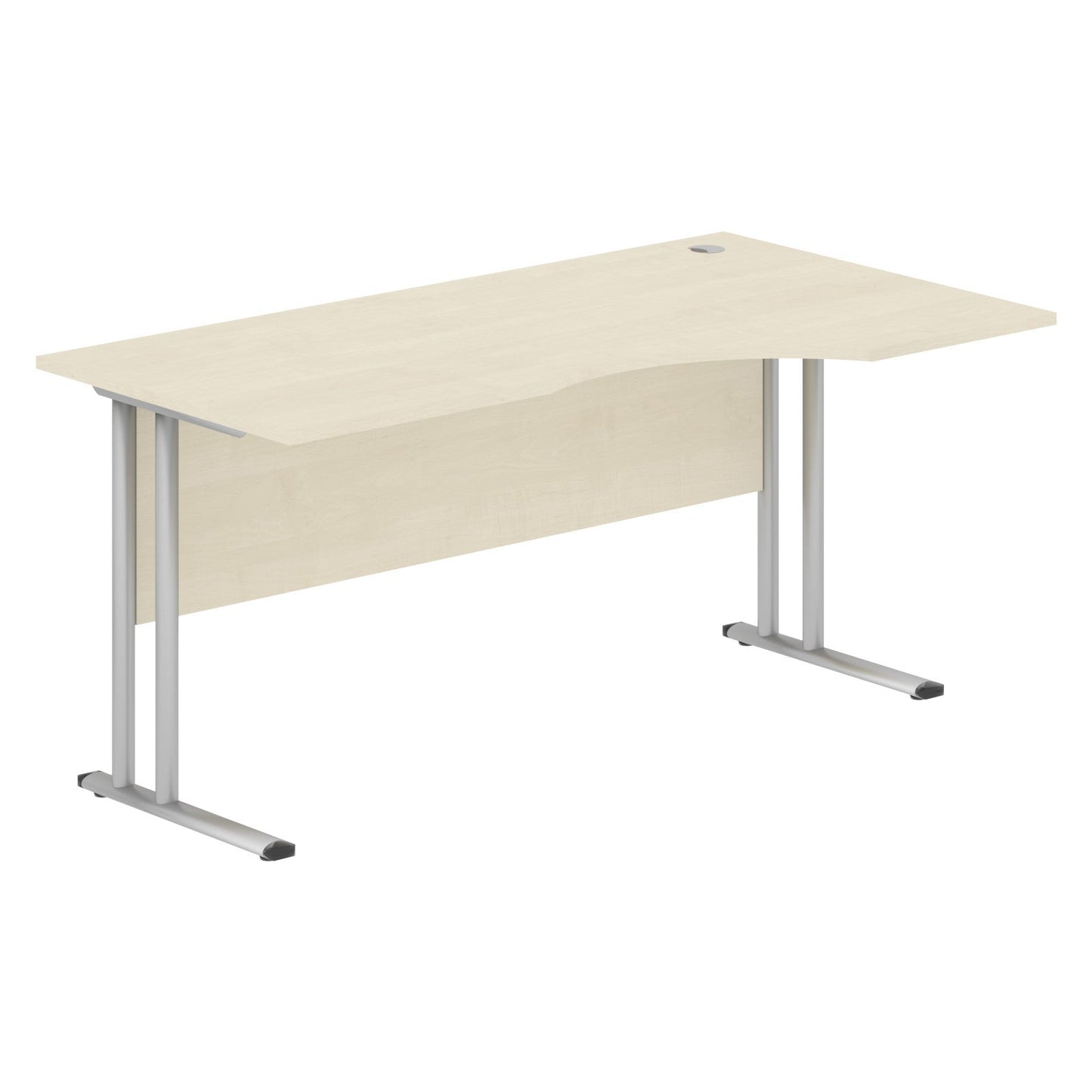 L SHAPE DESK MADE IN 25MM MFC TOP, E1 LAMINATE CHIPBOARD 40X20MM METAL FRAMES by Treejar | Souqify