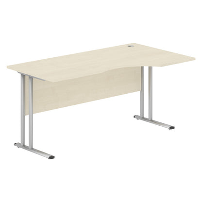 L SHAPE DESK MADE IN 25MM MFC TOP, E1 LAMINATE CHIPBOARD 40X20MM METAL FRAMES by Treejar | Souqify