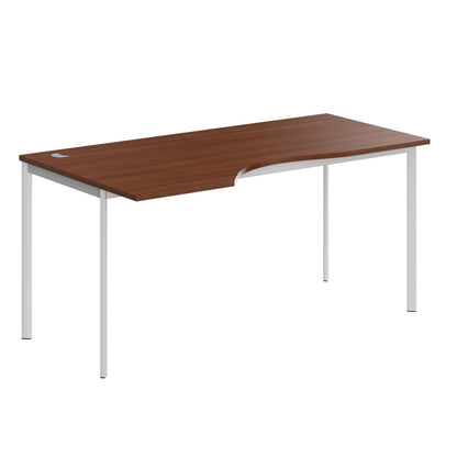 L SHAPE DESK MADE IN 25MM MFC TOP, E1 LAMINATE CHIPBOARD 40X20MM METAL FRAMES by Treejar | Souqify