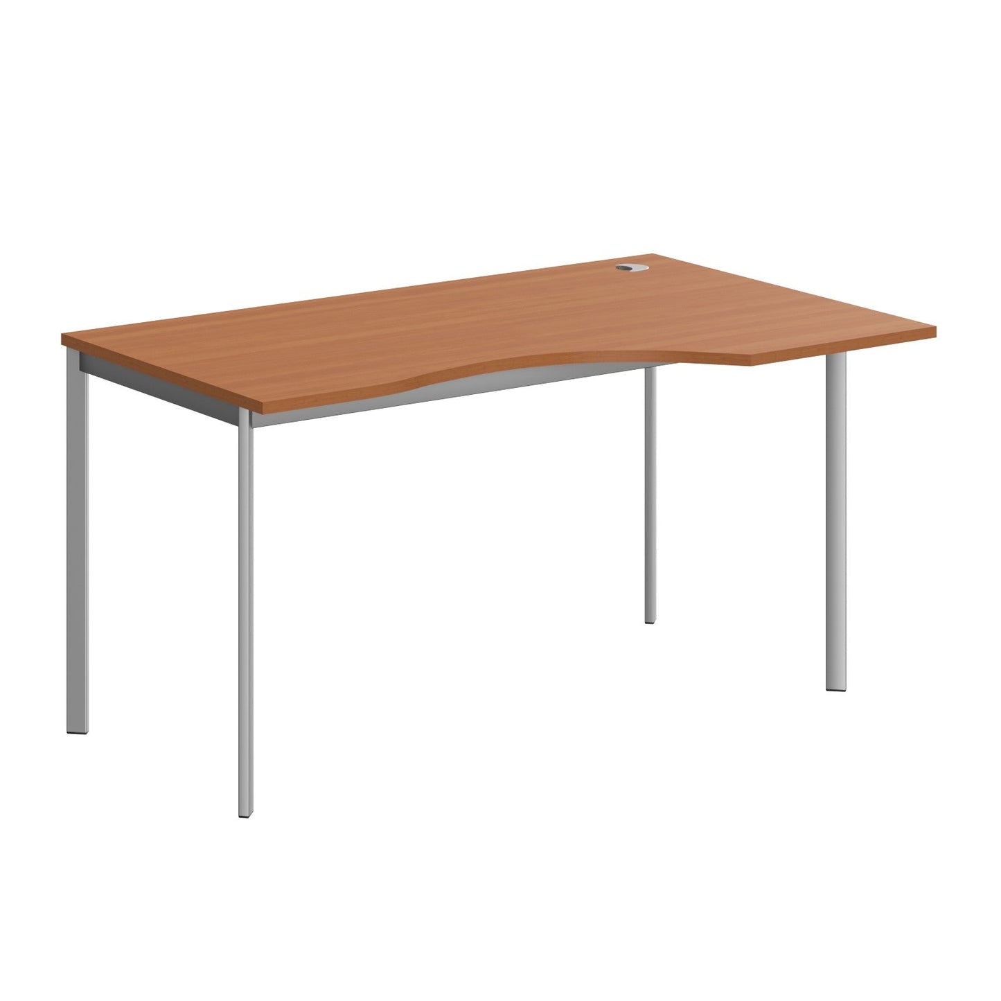 L SHAPE DESK MADE IN 25MM MFC TOP, E1 LAMINATE CHIPBOARD 40X20MM METAL FRAMES by Treejar | Souqify
